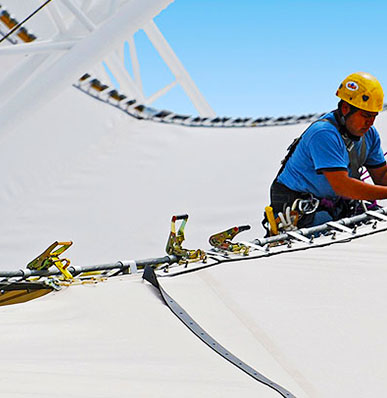 选择天诚张拉膜结构停车棚公司的原因