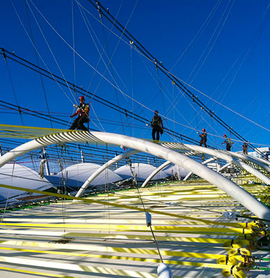 选择天诚张拉膜结构停车棚公司的原因