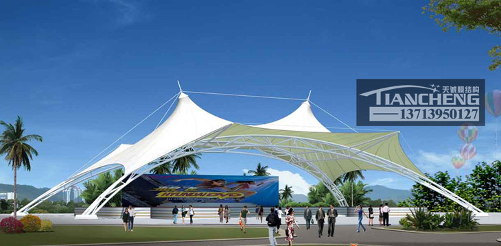 舞台张拉膜结构 06