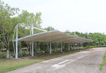 膜结构停车棚 01