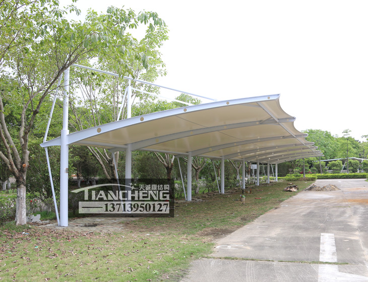 膜结构停车棚 01