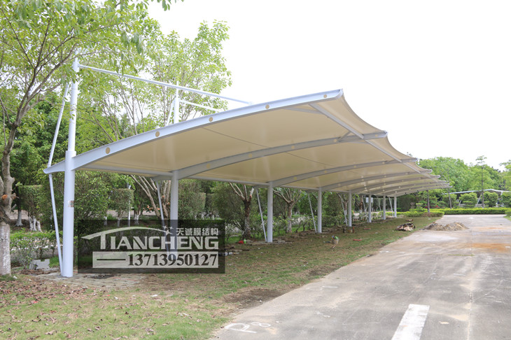 膜结构停车棚 01