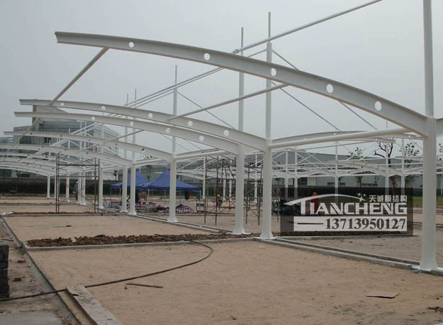 膜结构停车棚 06