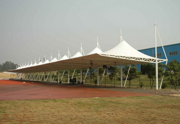 膜结构停车棚 09