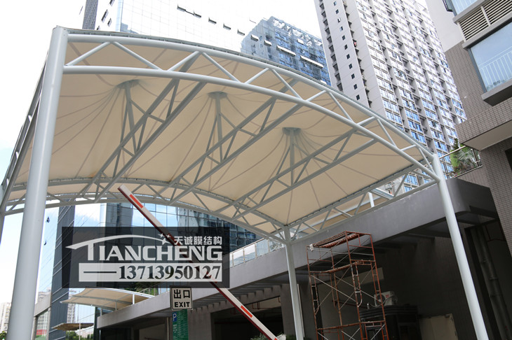 岗亭膜结构雨棚 06