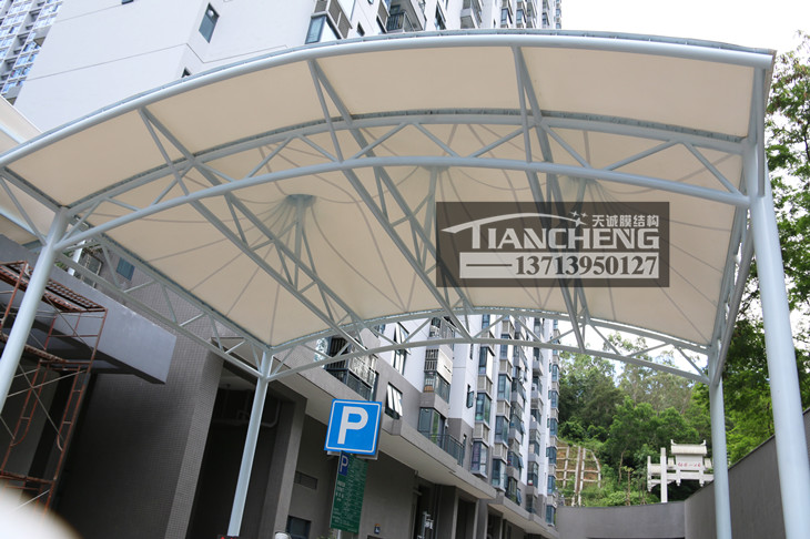 岗亭膜结构雨棚 06