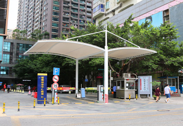 岗亭膜结构雨棚 07