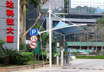 岗亭膜结构雨棚 09