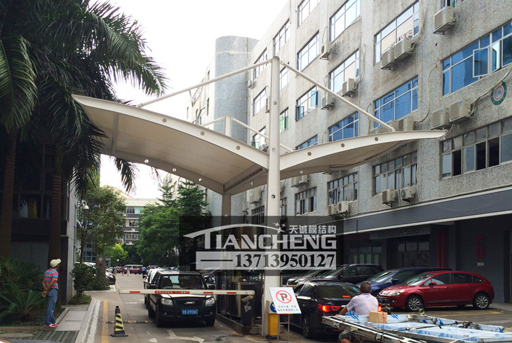 岗亭膜结构雨棚 13