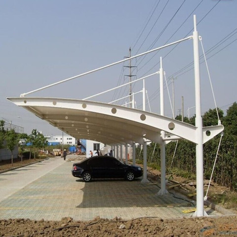 汽车停车棚厂家案例
