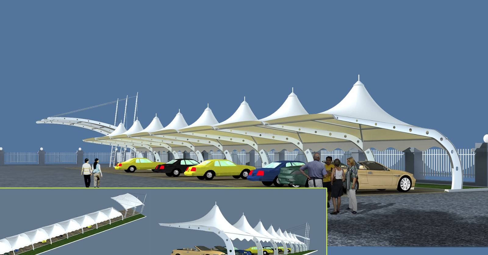 关于膜结构停车棚质量如何判断？