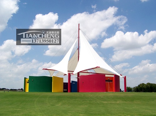 膜结构景观棚的质量控制要素